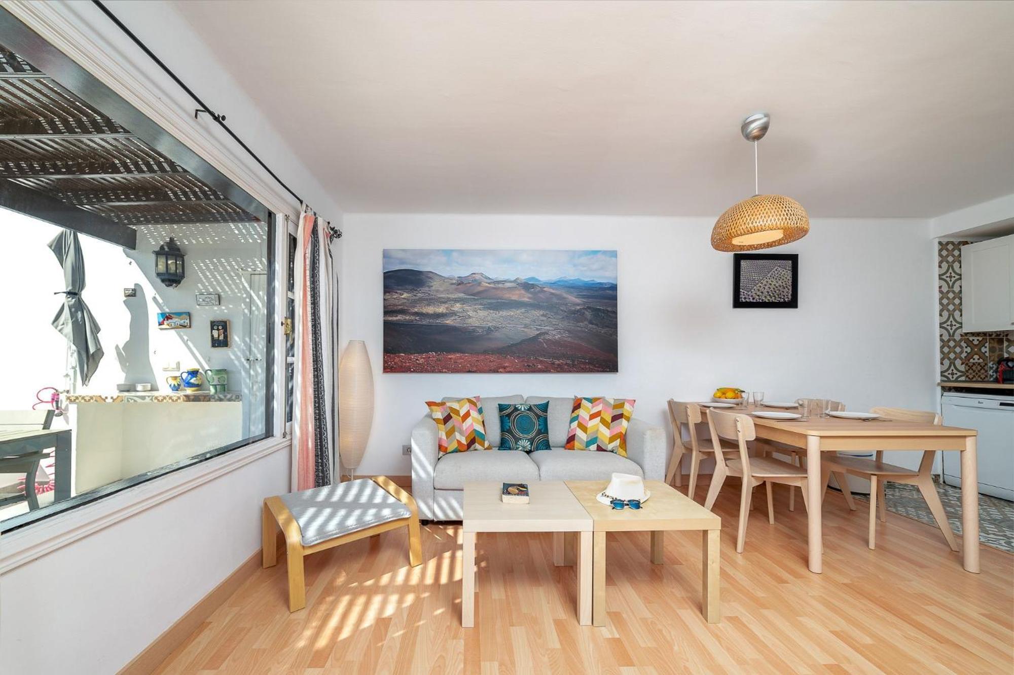 Apartamento Playa Bastián 2 habs, 2 baños y súper terraza Costa Teguise Exterior foto